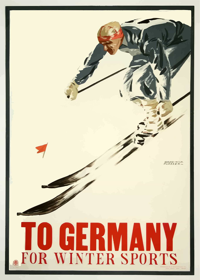 Germany Vintage Poster