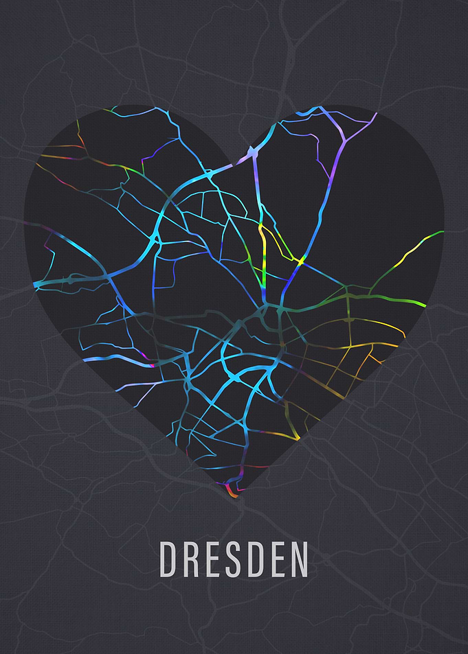 Dresden Germany City Map
