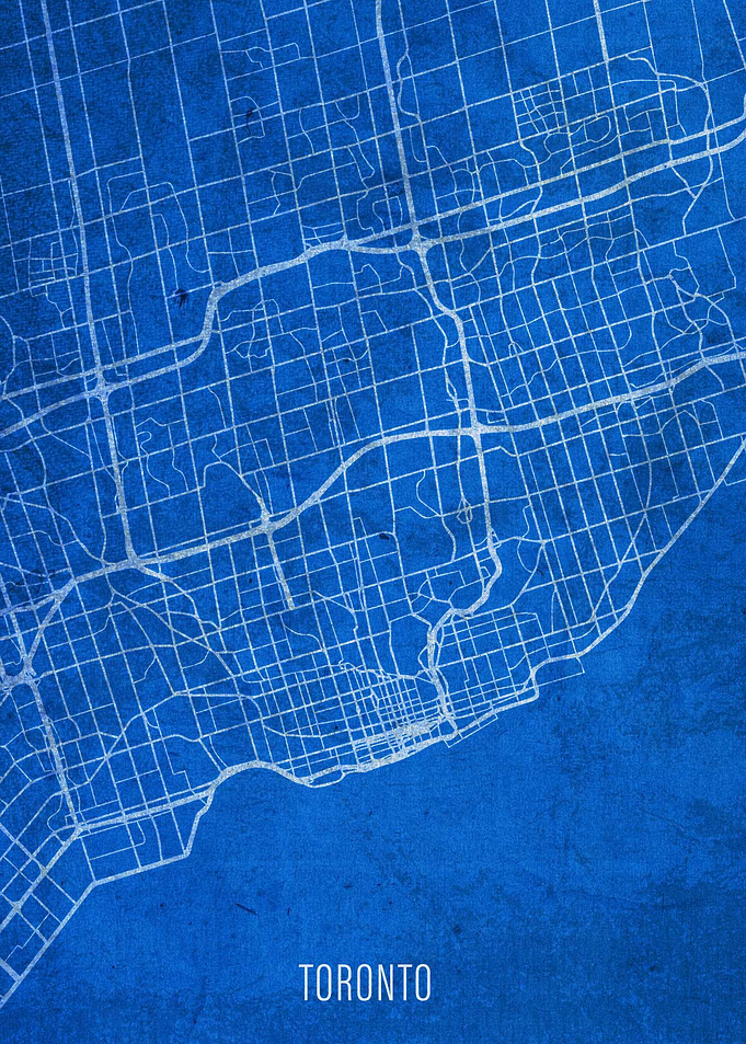 Toronto Ontario City Map