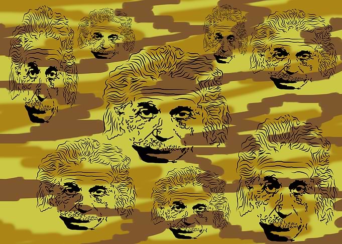 The Einstein man