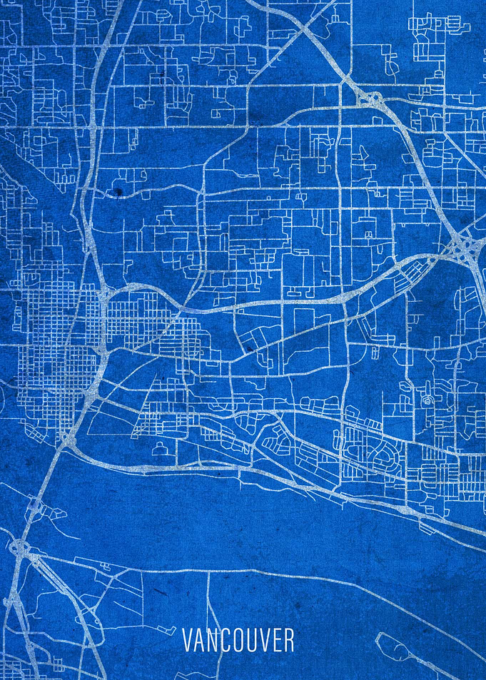 Vancouver Canada City Map