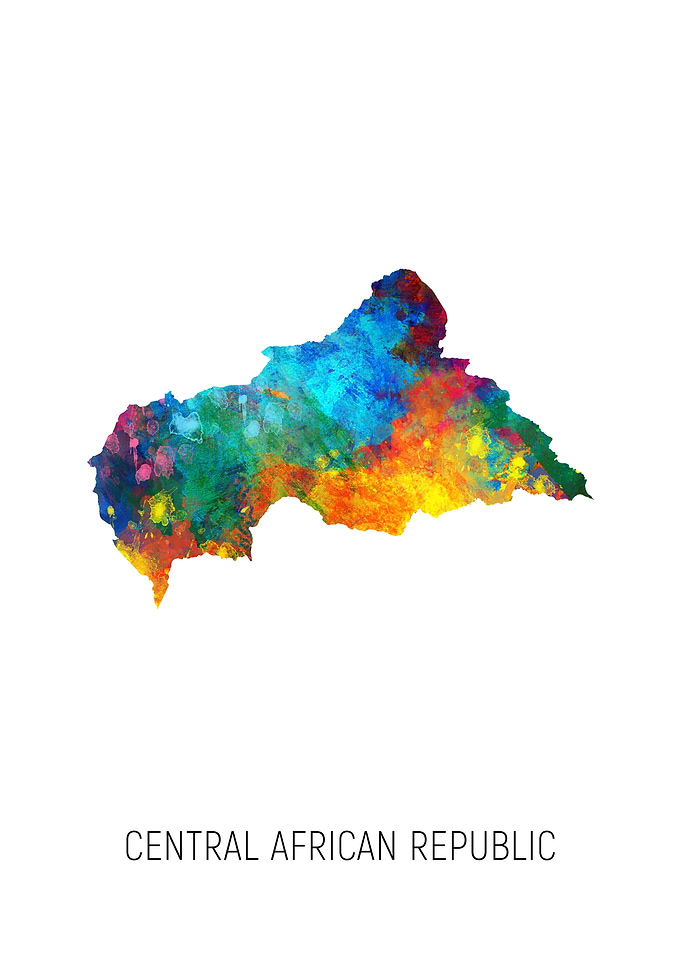 Central African Rep Map