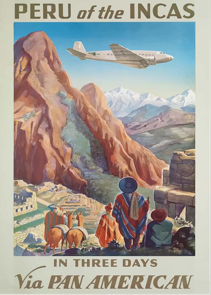 Peru Vintage Poster