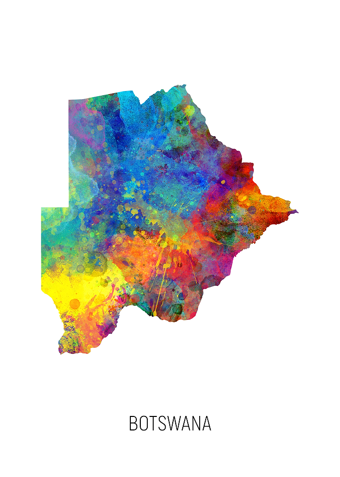 Botswana Map