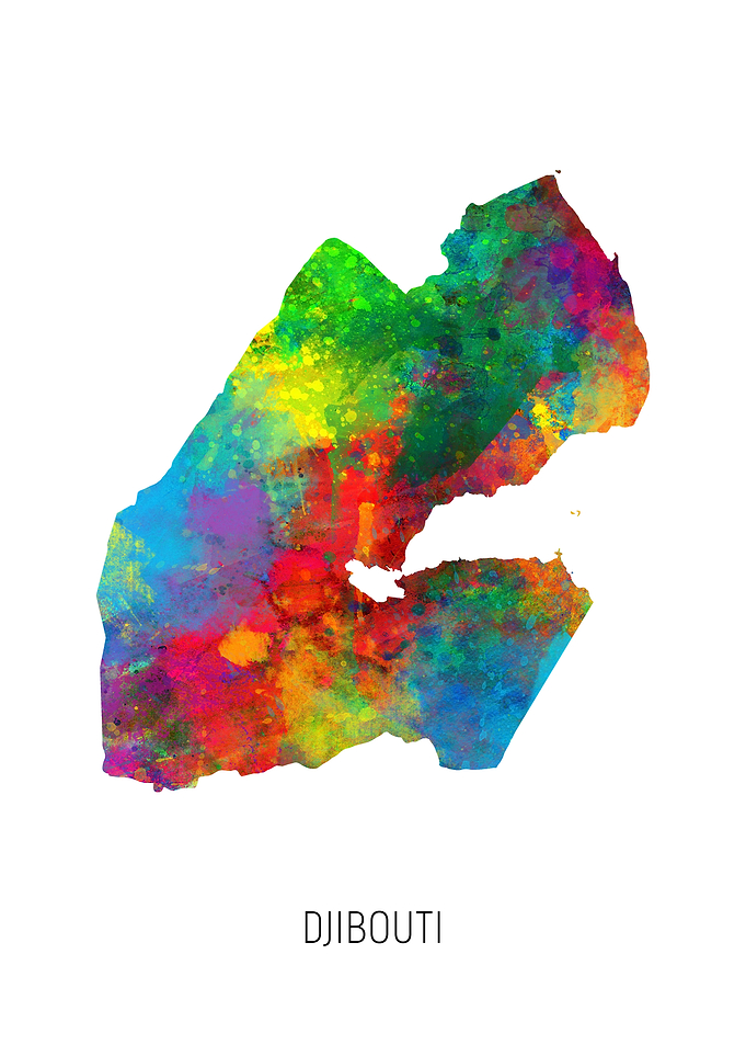 Djibouti Map