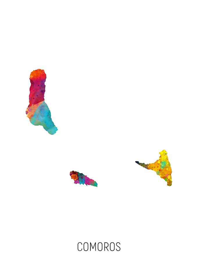 Comoros Map