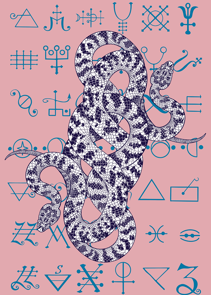Pink Viper Tangle