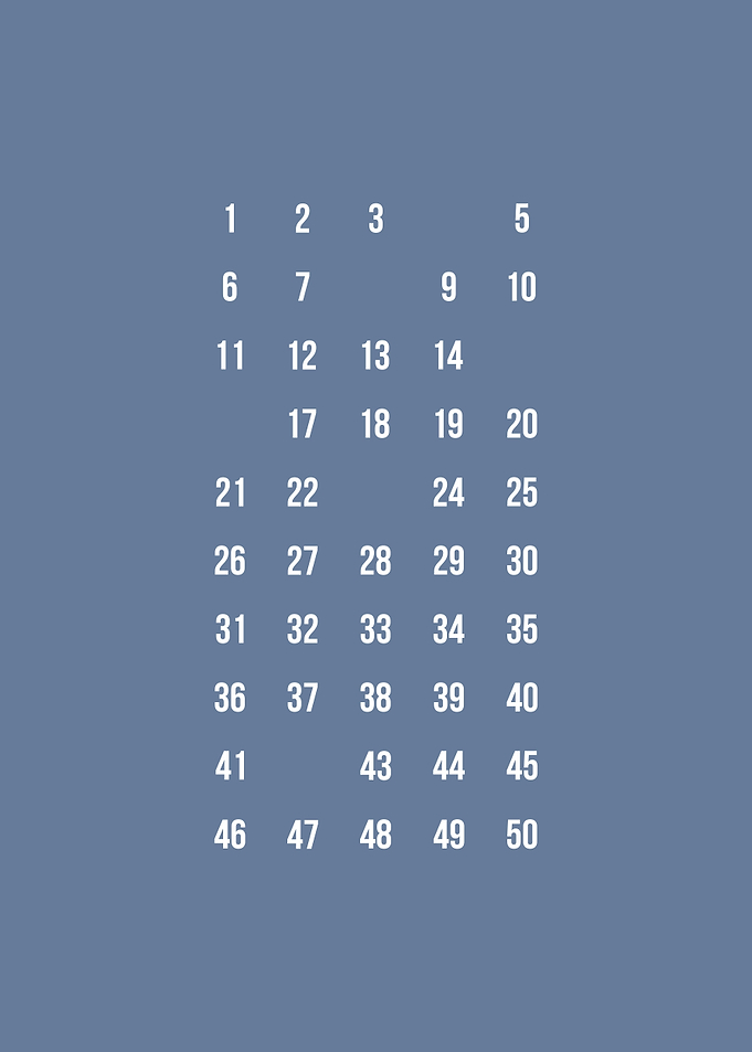 The Lost Numbers