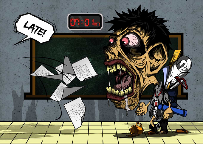 Back to being late