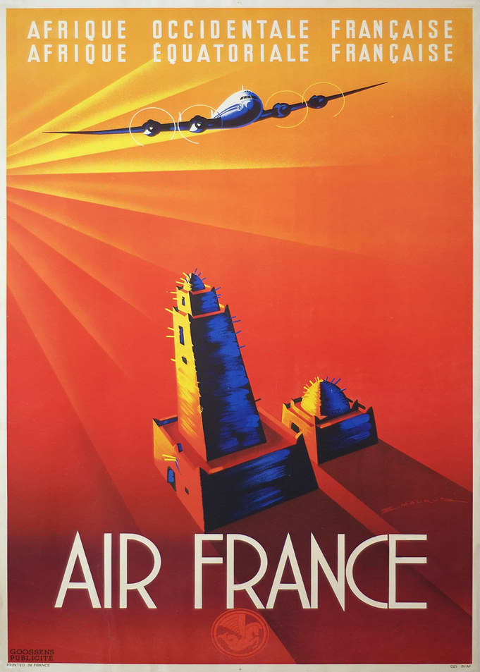 Air France Vintage Poster