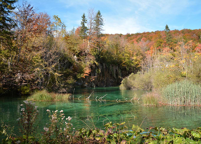 colorful lakes