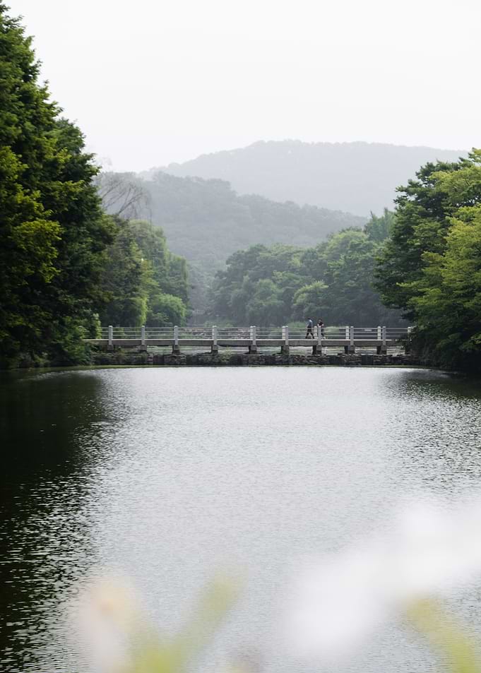 Across the bridge