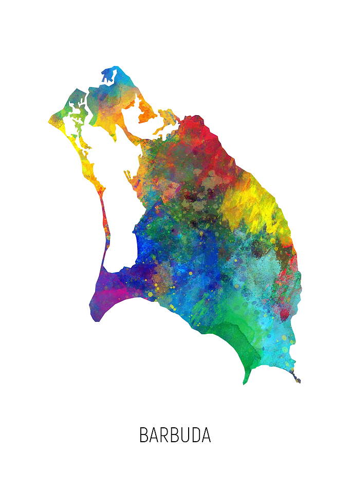 Barbuda Map