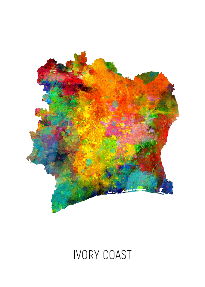 Ivory Coast Map