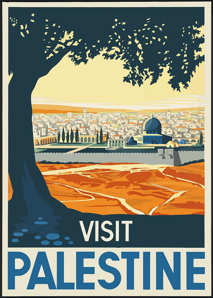 Palestine Vintage Poster
