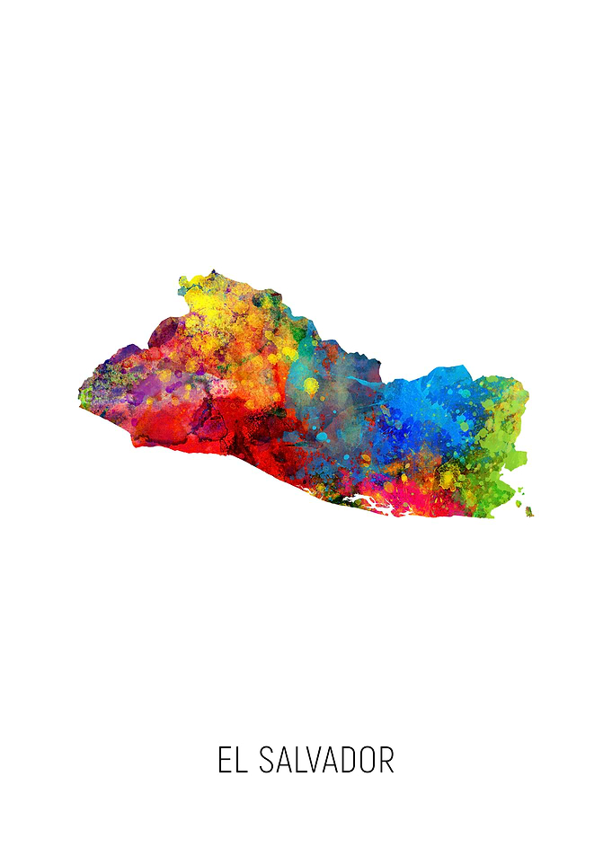 El Salvador Map