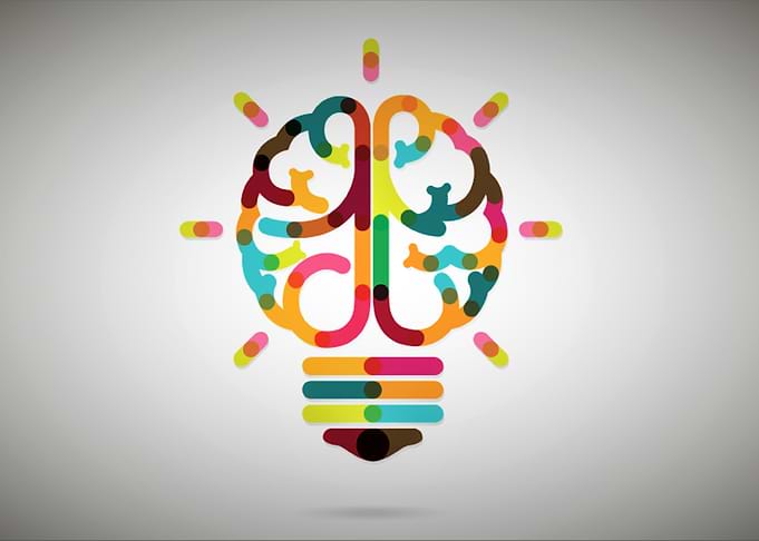 The light bulb in color
