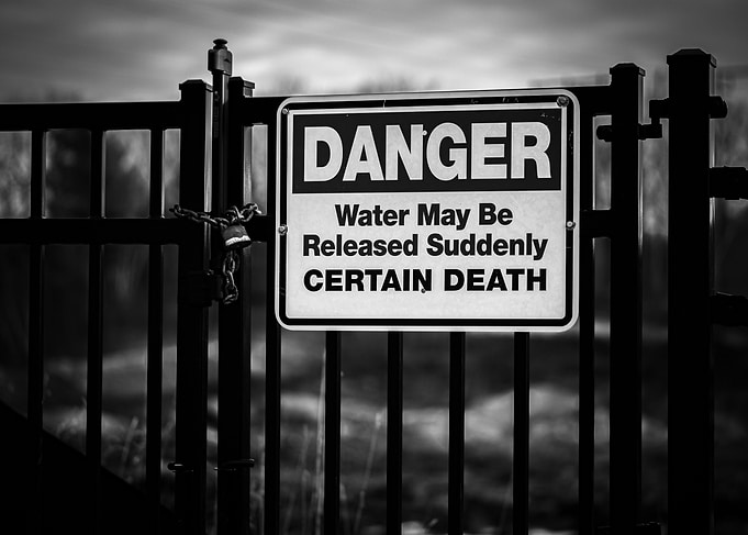 Warning Certain Death Sign