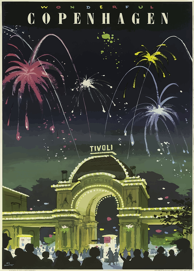 Copenhagen Vintage Poster