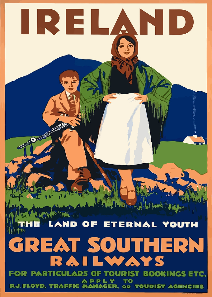 Ireland Vintage Poster