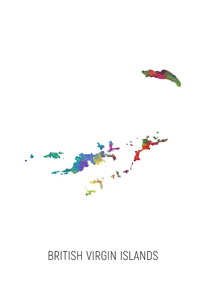 British Virgin Islands Map