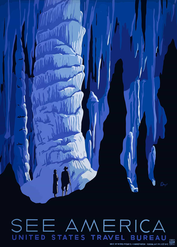 See America Vintage Poster