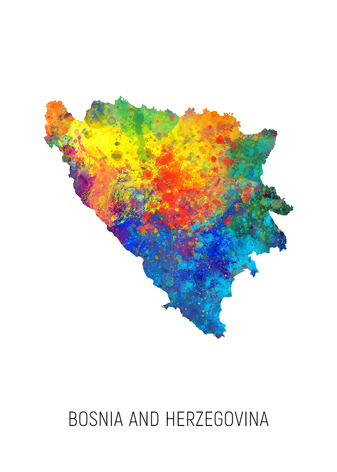 Bosnia and Herzegovina Map