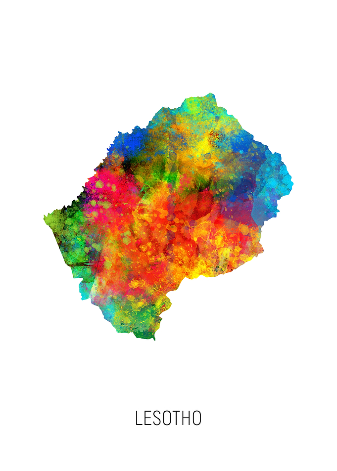 Lesotho Map