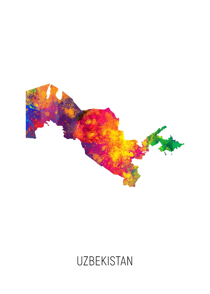 Uzbekistan Map