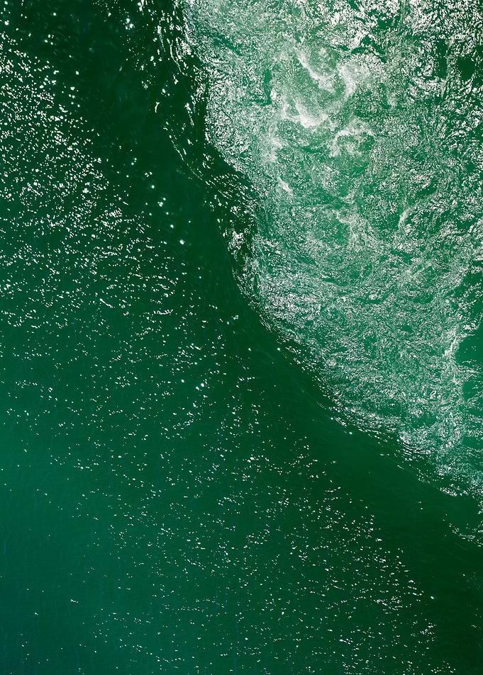 Waves summer abstract art
