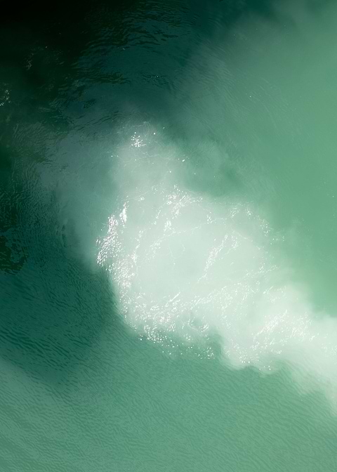 Waves summer abstract art