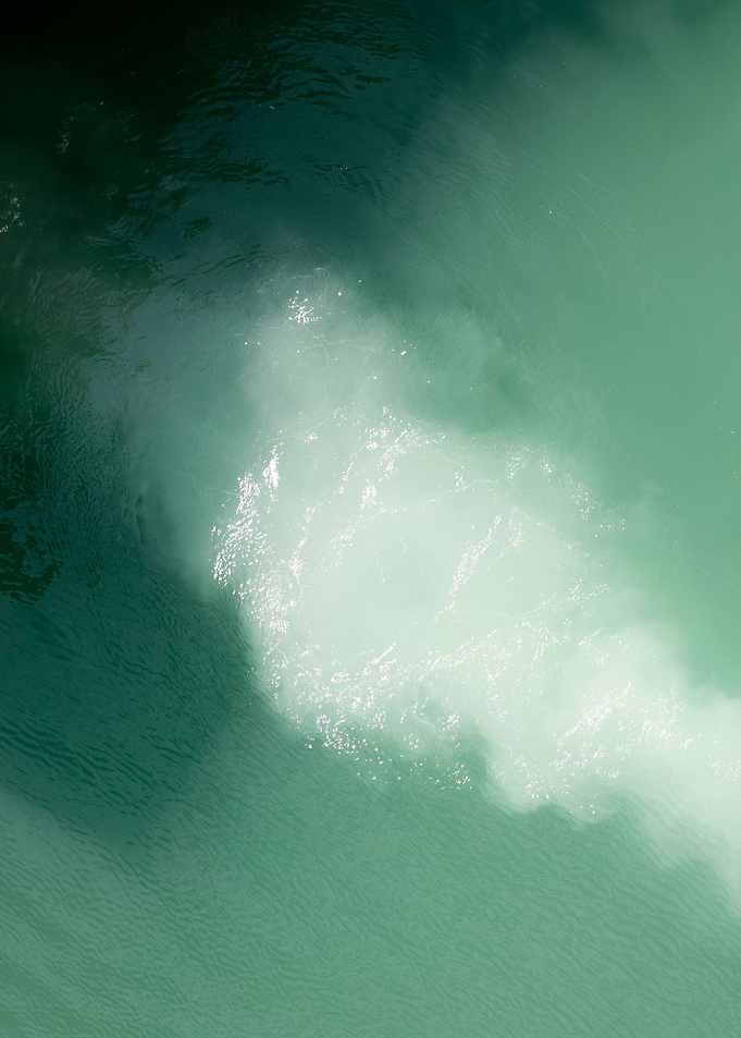 Waves summer abstract art