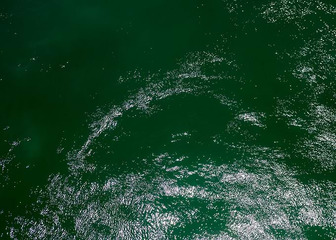 Waves summer abstract art