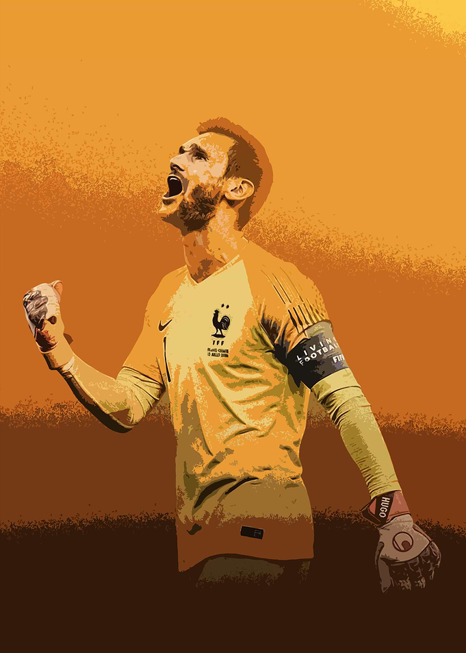 Hugo Lloris Painting