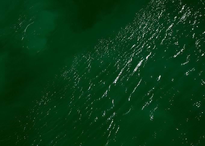Waves summer abstract art