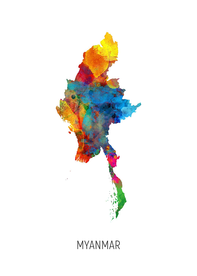 Myanmar Map