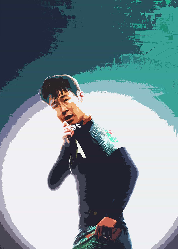 Heung Min Son Painting