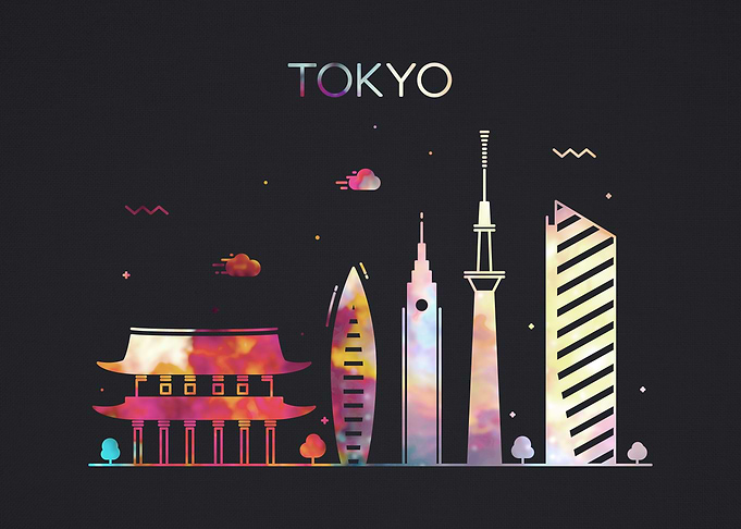 Tokyo Japan City Skyline
