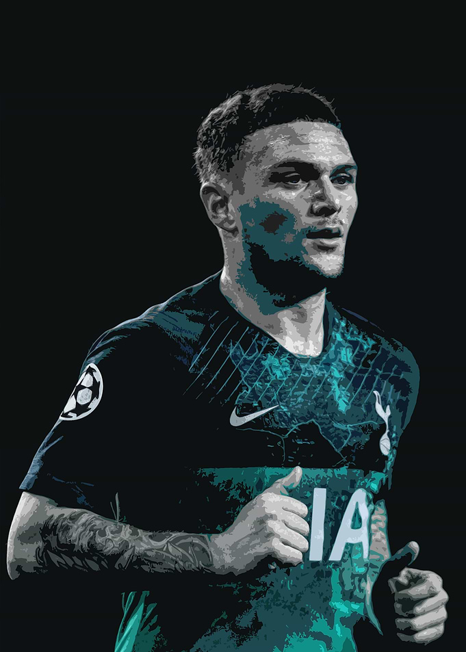 Kieran Trippier Painting