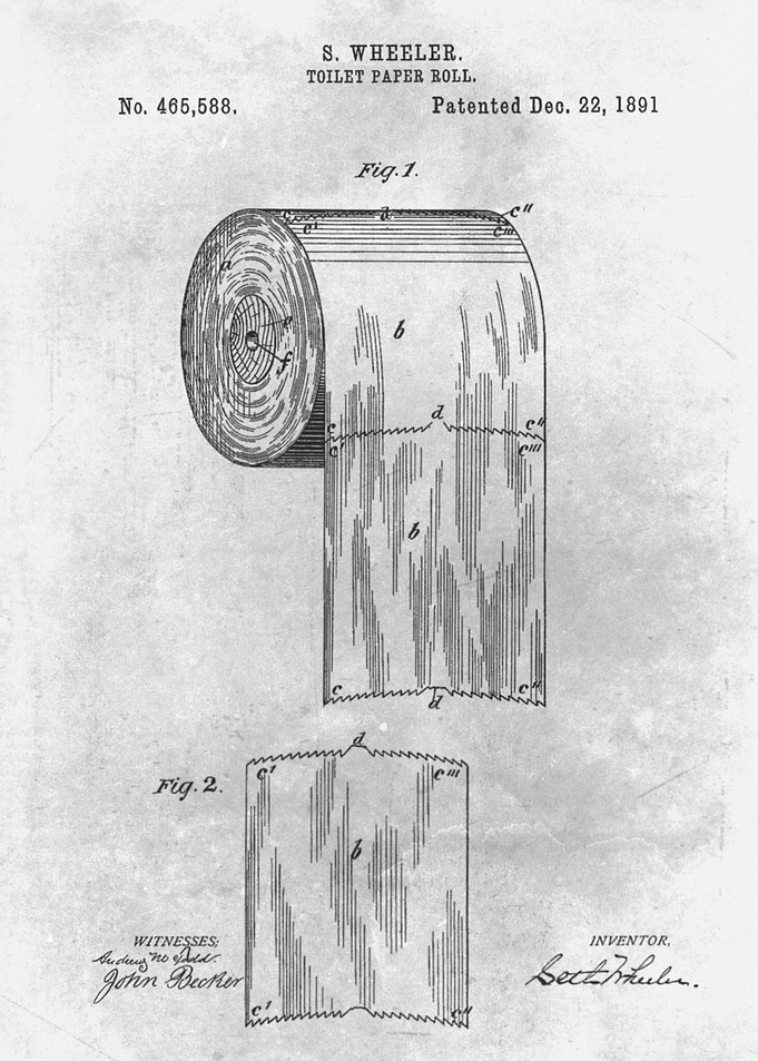 No224 Toilet paper roll