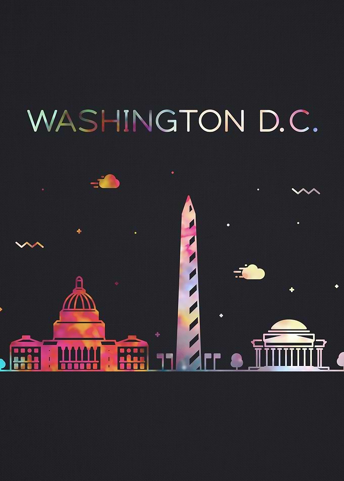 Washington DC City Skyline