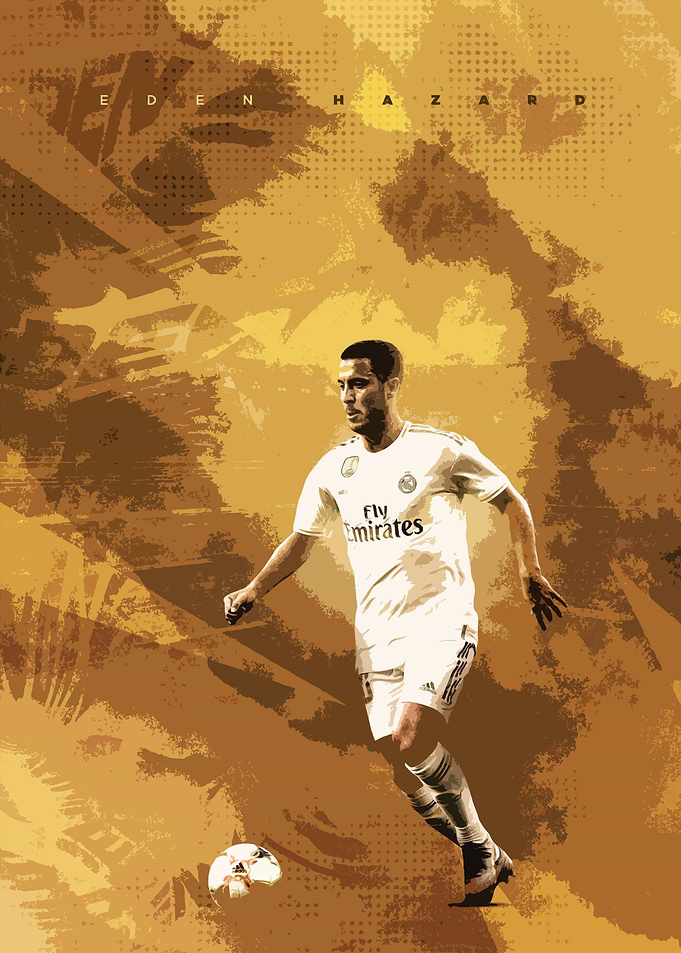 Eden Hazard Painting