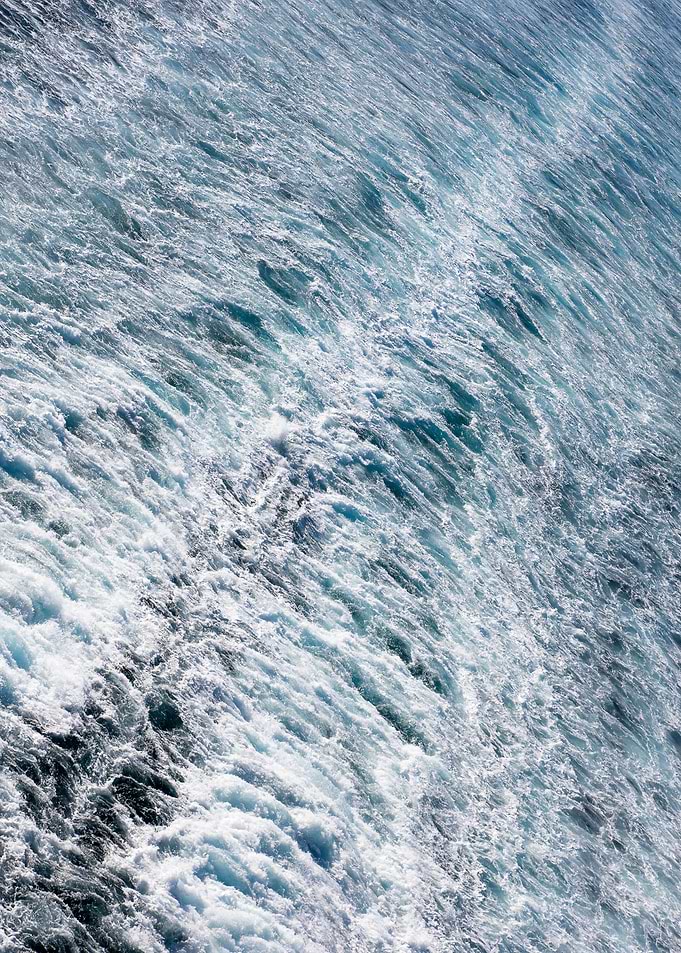 Waves summer abstract art