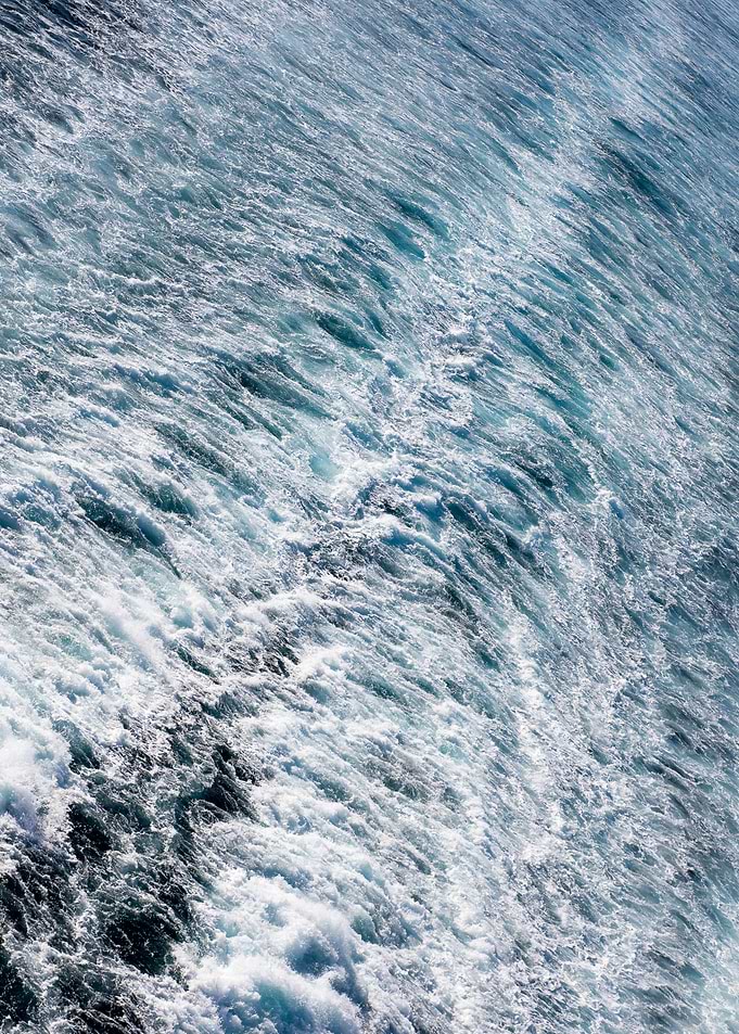 Waves summer abstract art