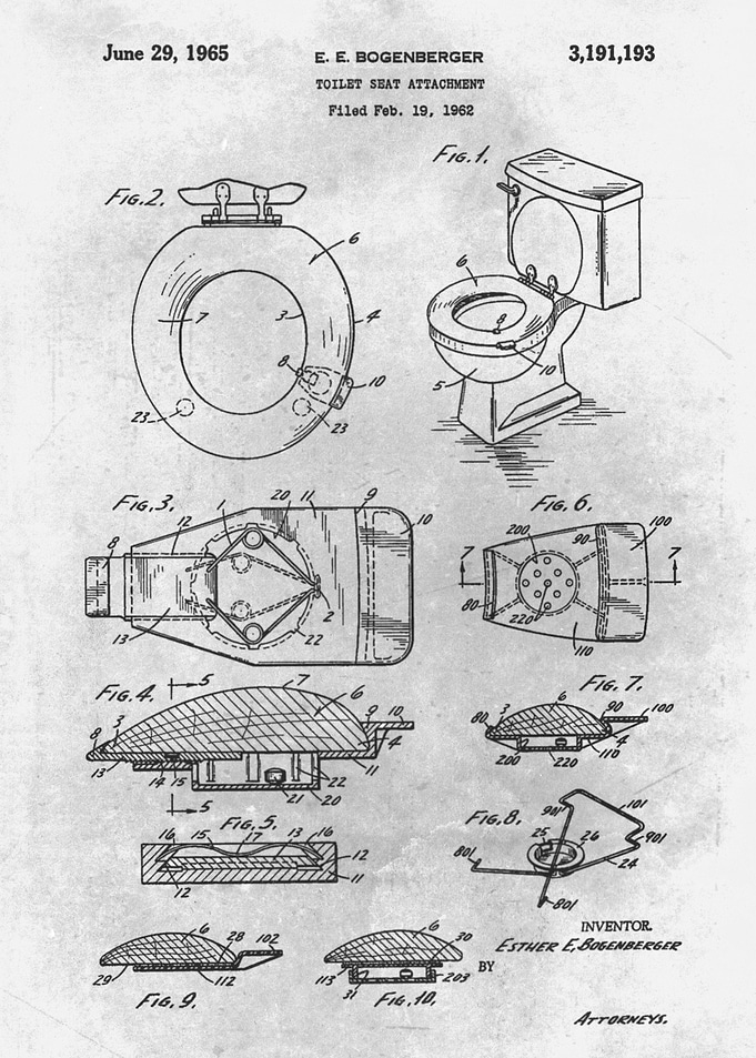No231 Toilet seat attachme