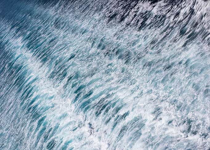 Waves summer abstract art