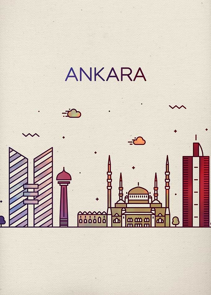 Ankara Turkey City Skyline