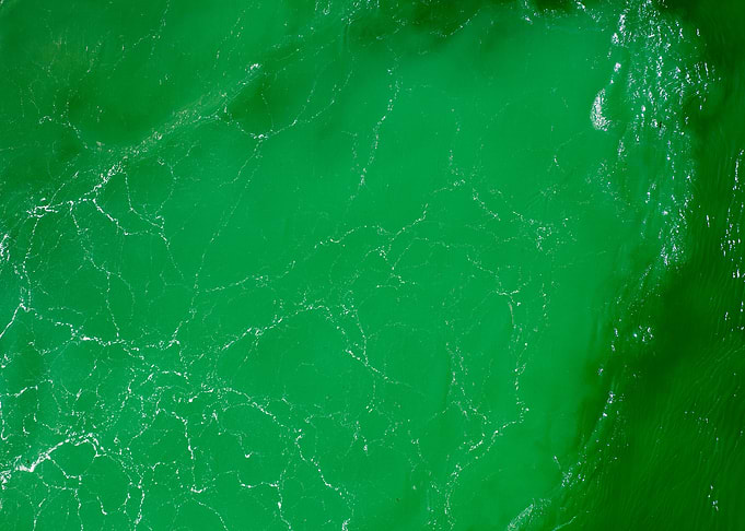 Waves summer abstract art