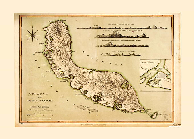 Map of Curacao 1794
