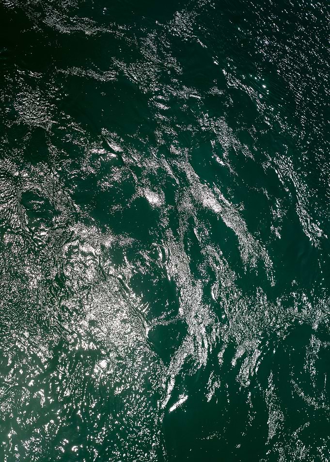Waves summer abstract art